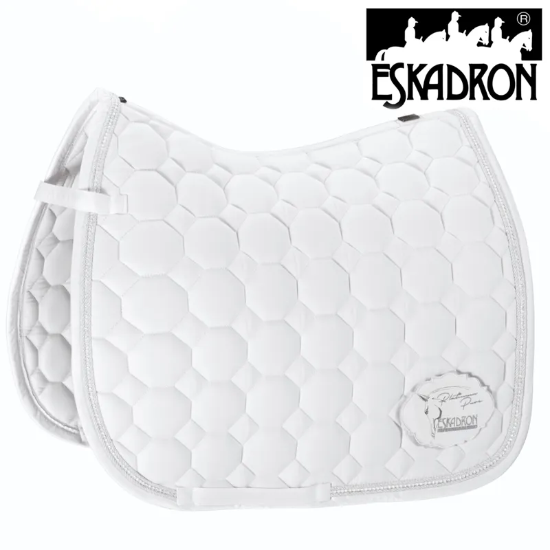 Eskadron Cotton Emblem Saddlecloth Platinum Pure Ltd. SS19 - White